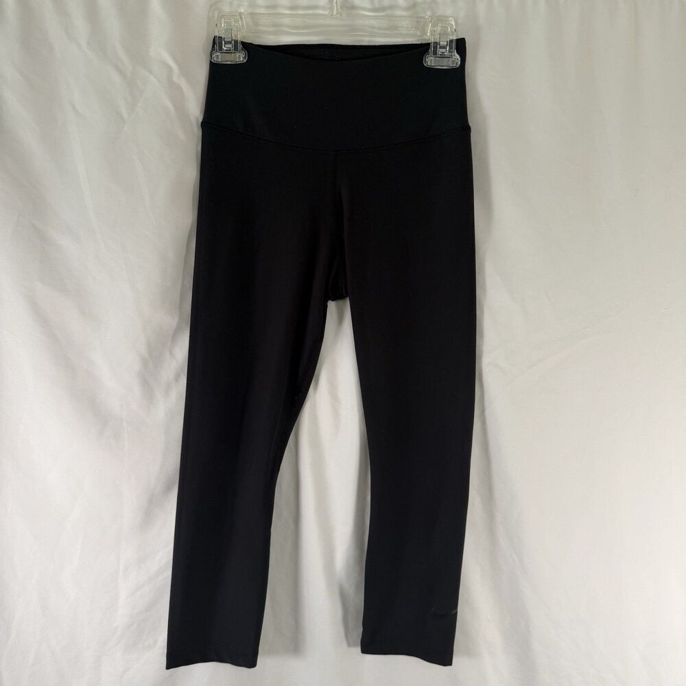 Nike Leggings Women's Small Black Dri-Fit Pull On Elastic Waist Skinny Leg